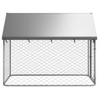 Vidaxl hondenkennel voor buiten met dak 200x100x150 cm