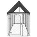 Vidaxl hondenkennel voor buiten met dak 400x100x150 cm