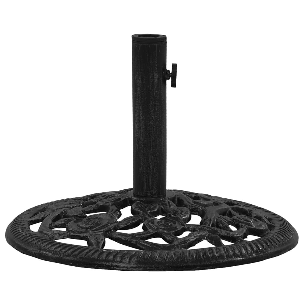 Vidaxl parasolvoet 48x48x33 cm gietijzer zwart