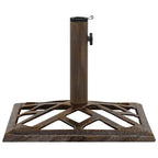 Vidaxl parasolvoet 44x44x31 cm gietijzer bronskleurig