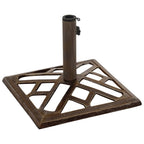 Vidaxl parasolvoet 44x44x31 cm gietijzer bronskleurig