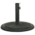 Vidaxl parasolvoet 45x45x30 cm gietijzer groen