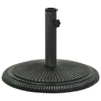 Vidaxl parasolvoet 45x45x30 cm gietijzer groen