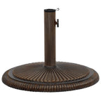 Vidaxl parasolvoet 45x45x30 cm gietijzer bronskleurig