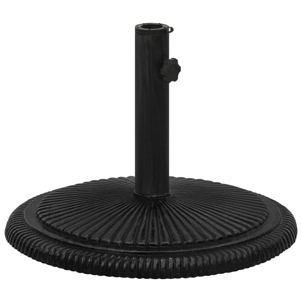 VidaXL Parasolvoet 45x45x30 cm gietijzer zwart