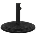 VidaXL Parasolvoet 45x45x30 cm gietijzer zwart