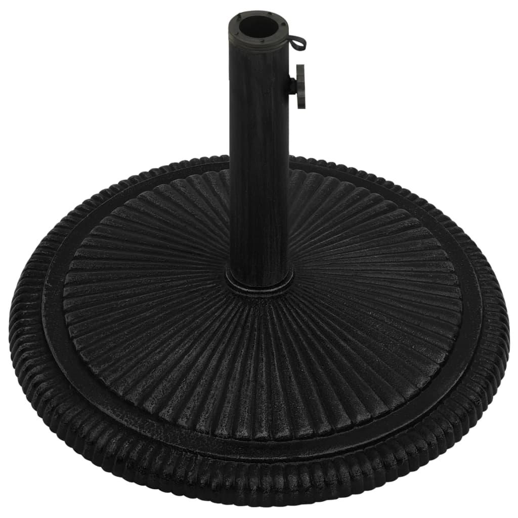 VidaXL Parasolvoet 45x45x30 cm gietijzer zwart