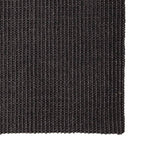 VidaXL Vloerkleed 66x150 cm natuurlijk sisal zwart