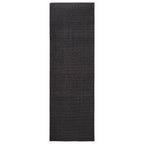Vidaxl vloerkleed 80x250 cm natuurlijk sisal zwart