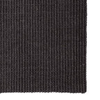 VidaXL Vloerkleed 100x350 cm natuurlijk sisal zwart