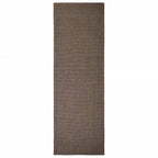 Vidaxl vloerkleed 66x200 cm natuurlijk sisal bruin