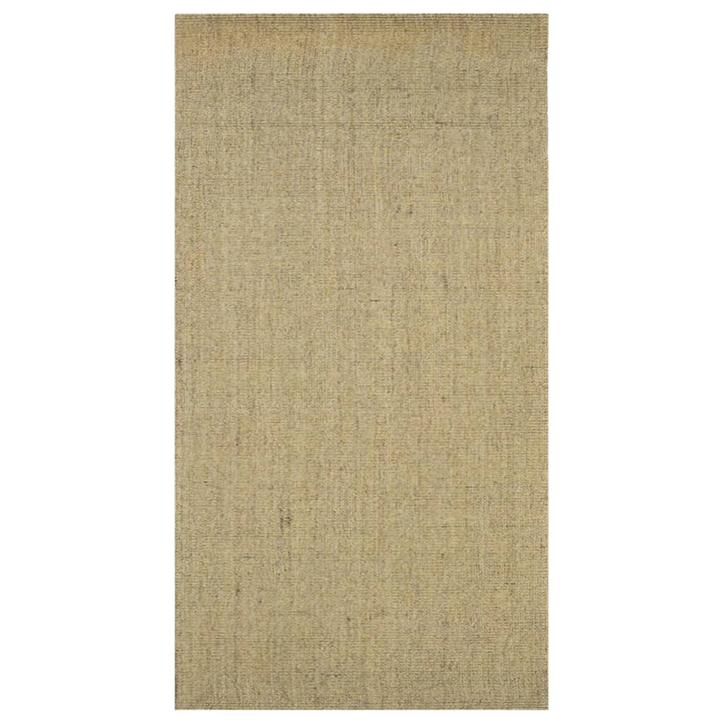 VidaXL Vloerkleed 80x150 cm natuurlijk sisal groen