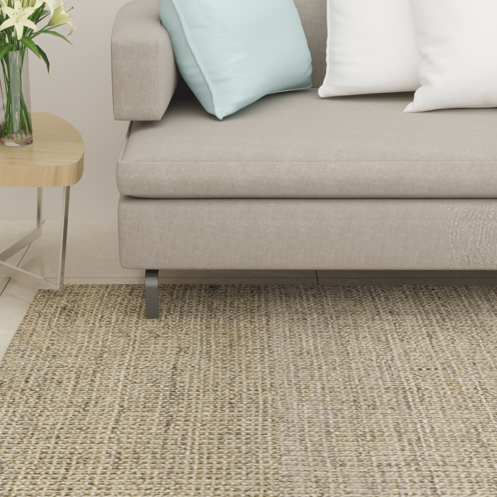 VidaXL Vloerkleed 80x150 cm natuurlijk sisal groen