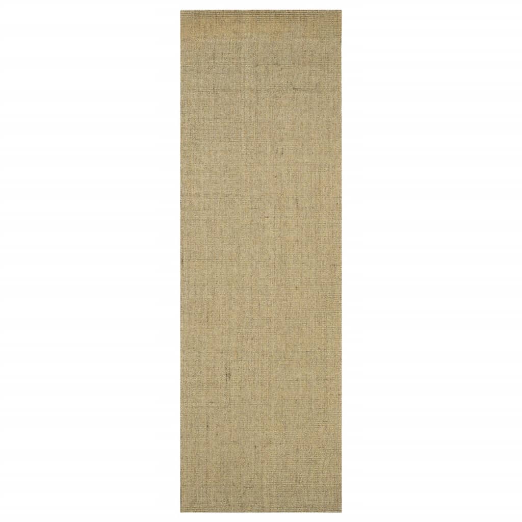 Vidaxl vloerkleed 80x250 cm natuurlijk sisal groen