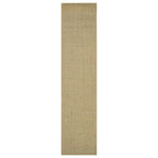 VidaXL Vloerkleed 80x350 cm natuurlijk sisal groen