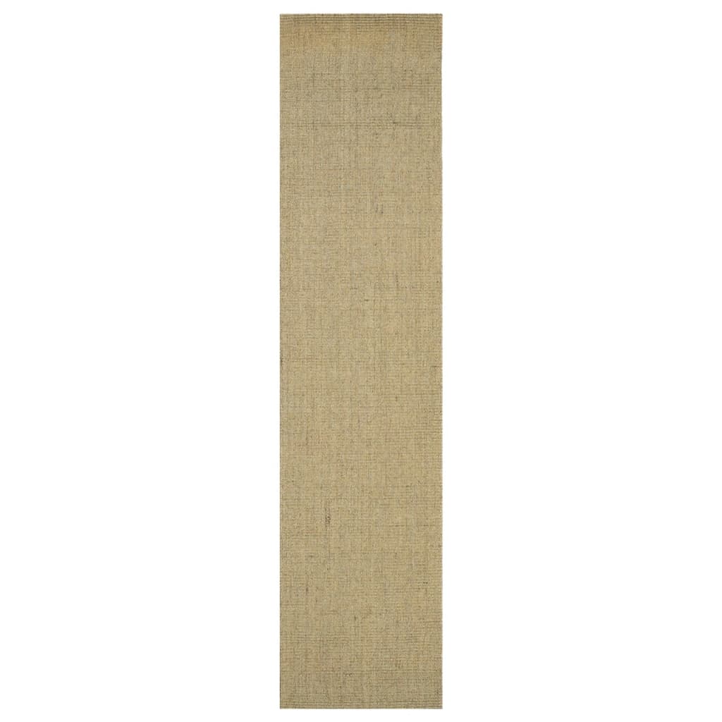 VidaXL Vloerkleed 80x350 cm natuurlijk sisal groen