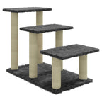 VidaXL Kattenmeubel met sisal krabpalen 50,5 cm donkergrijs