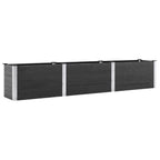 VidaXL Plantenbak verhoogd 300x50x54 cm HKC grijs