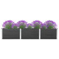 VidaXL Plantenbak verhoogd 300x50x54 cm HKC grijs
