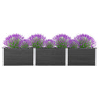 VidaXL Plantenbak verhoogd 300x50x54 cm HKC grijs