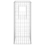 Vidaxl schanskorf paal 40x40x100 cm ijzer
