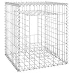 Vidaxl schanskorf palen 2 st 50x50x60 cm ijzer