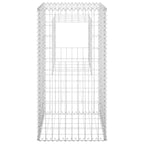 Vidaxl schanskorf paal 50x50x100 cm ijzer