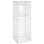 Vidaxl schanskorf palen 2 st 50x50x140 cm ijzer