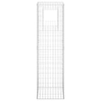 Vidaxl schanskorf paal 50x50x180 cm ijzer