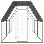 VidaXL Kippenhok 2x6x2 m gegalvaniseerd staal