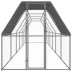 VidaXL Kippenhok 2x12x2 m gegalvaniseerd staal