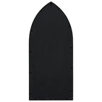 Vidaxl tuinspiegel 70x30 cm ijzer zwart