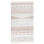 VidaXL Vloerkleed 120x180 cm katoen beige