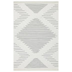 VidaXL Vloerkleed 160x230 cm katoen donkergrijs