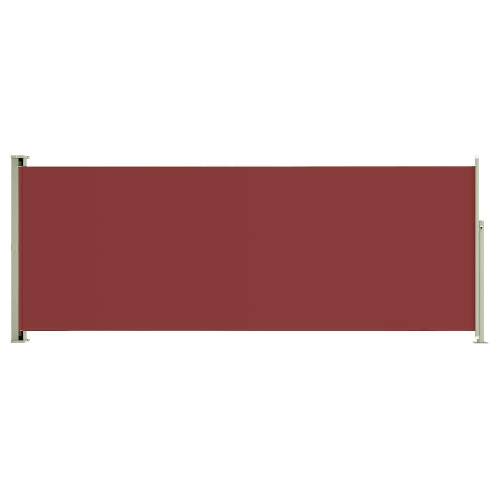 Vidaxl windscherm uittrekbaar 117x300 cm rood