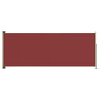 Vidaxl windscherm uittrekbaar 117x300 cm rood