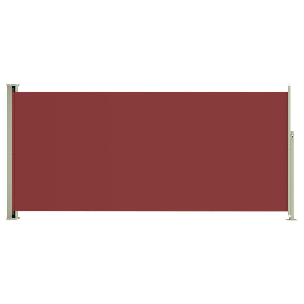 Vidaxl tuinscherm uittrekbaar 140x300 cm rood