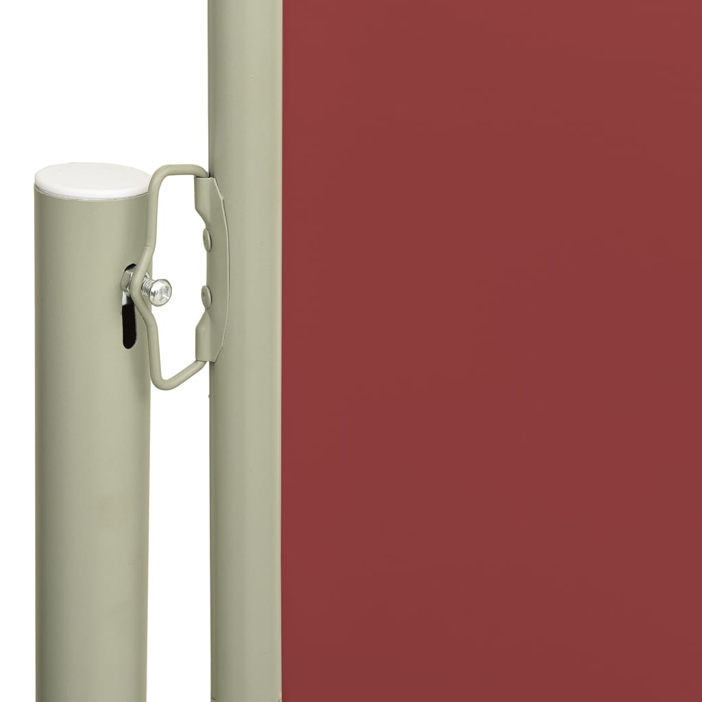 Vidaxl tuinscherm uittrekbaar 140x300 cm rood