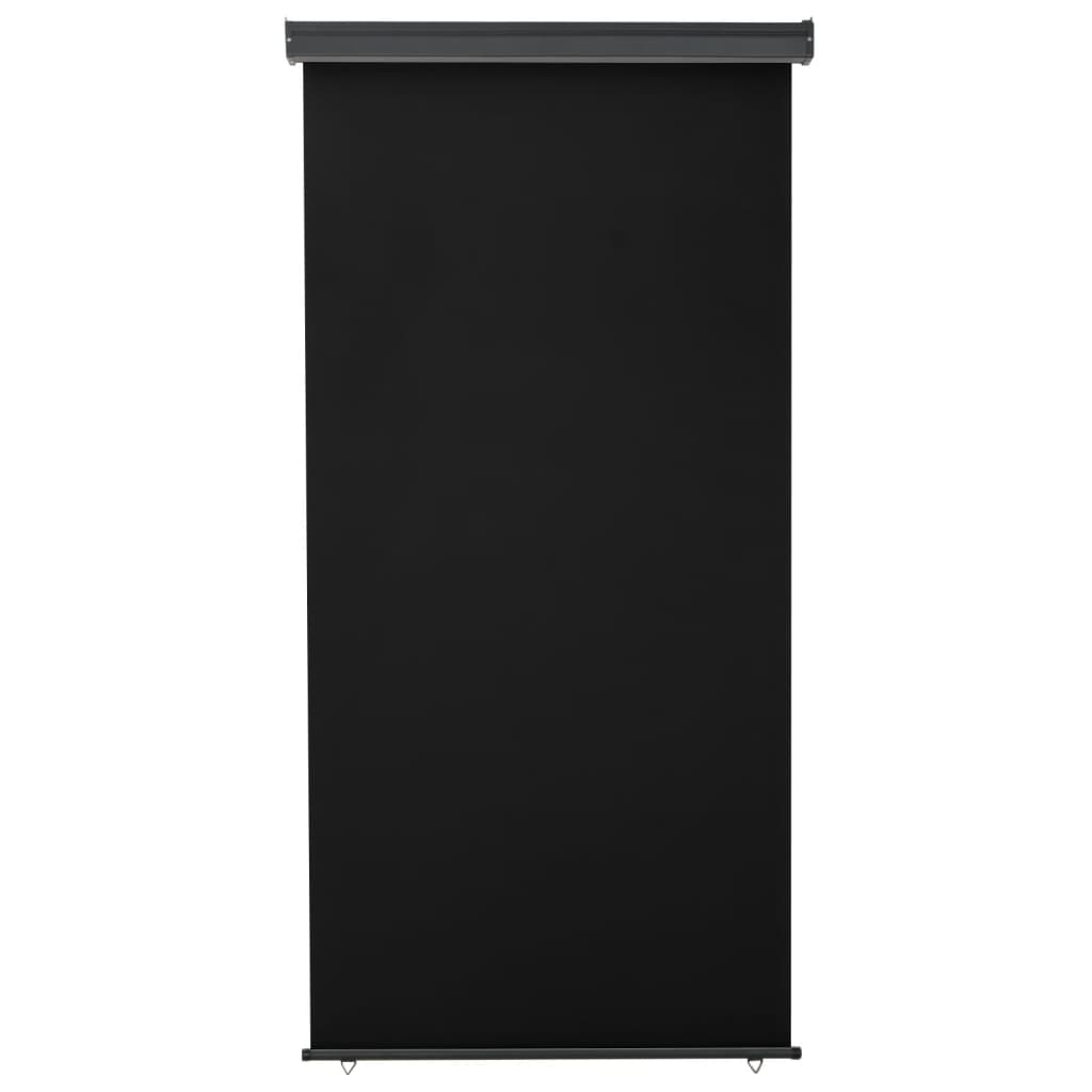 VidaXL Balkonscherm 122x250 cm zwart