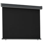 VidaXL Balkonscherm 122x250 cm zwart
