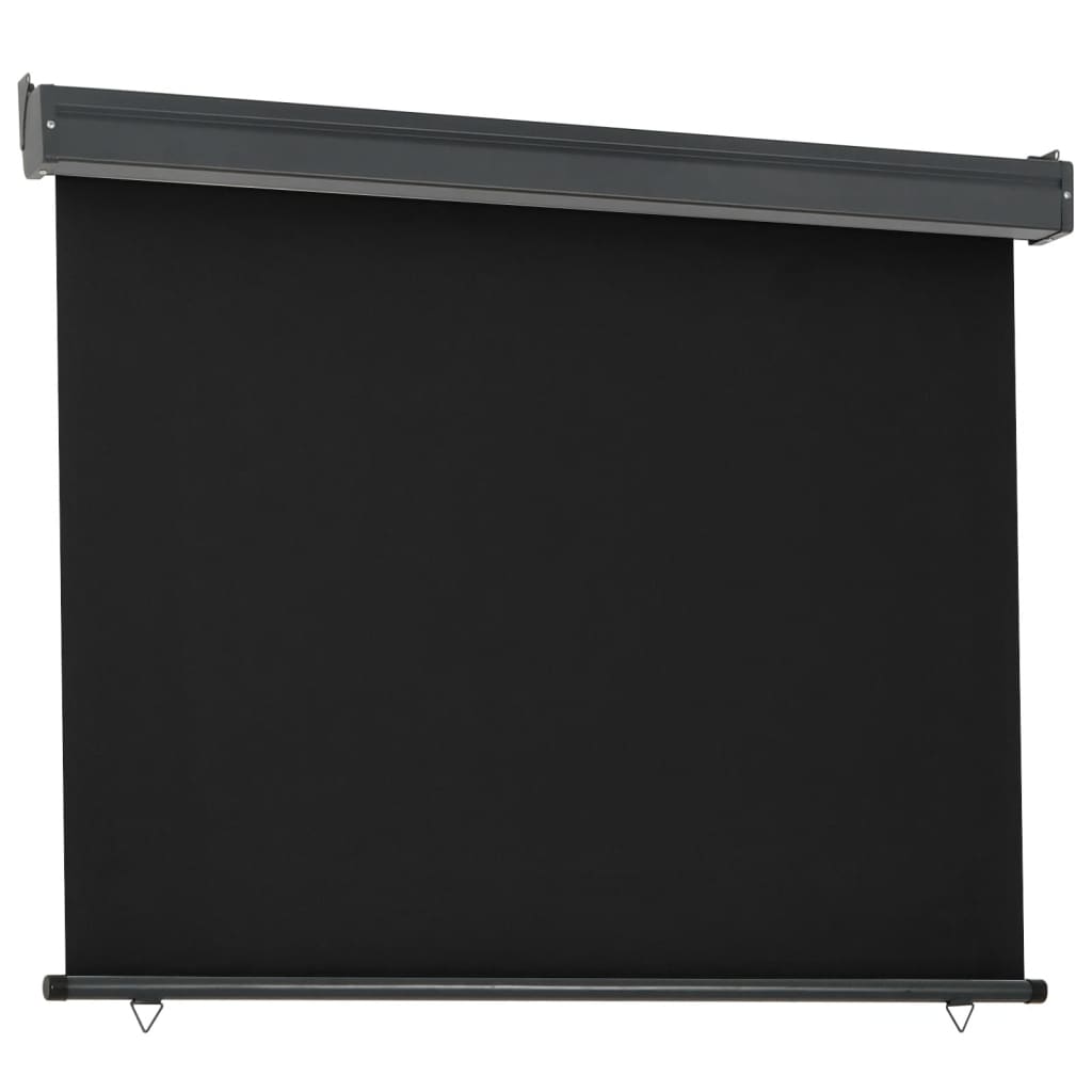 VidaXL Balkonscherm 122x250 cm zwart