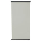 VidaXL Balkonscherm 122x250 cm grijs