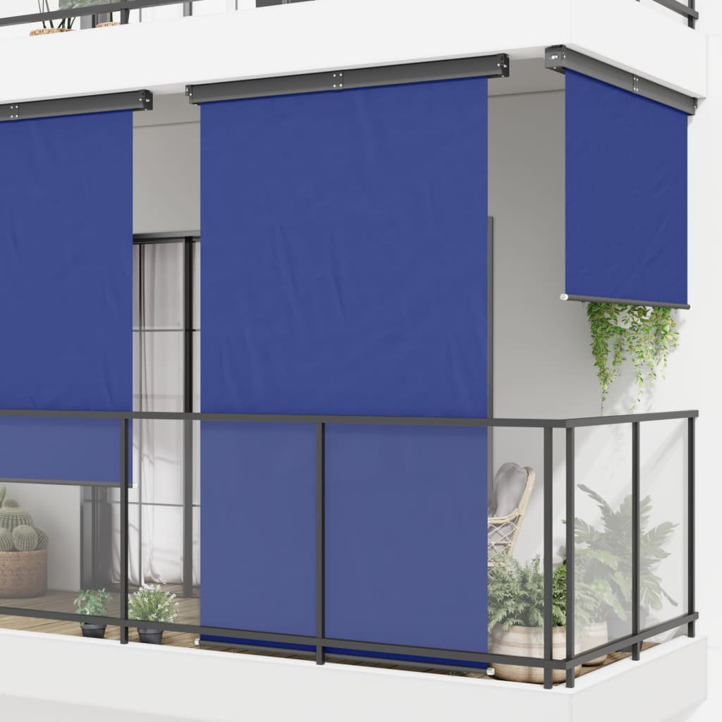 VidaXL Balkonscherm 145x250 cm blauw