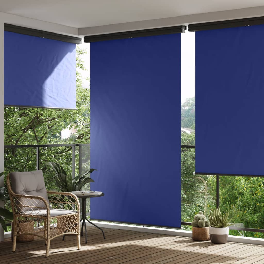 VidaXL Balkonscherm 145x250 cm blauw