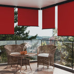 VidaXL Balkonscherm 145x250 cm rood
