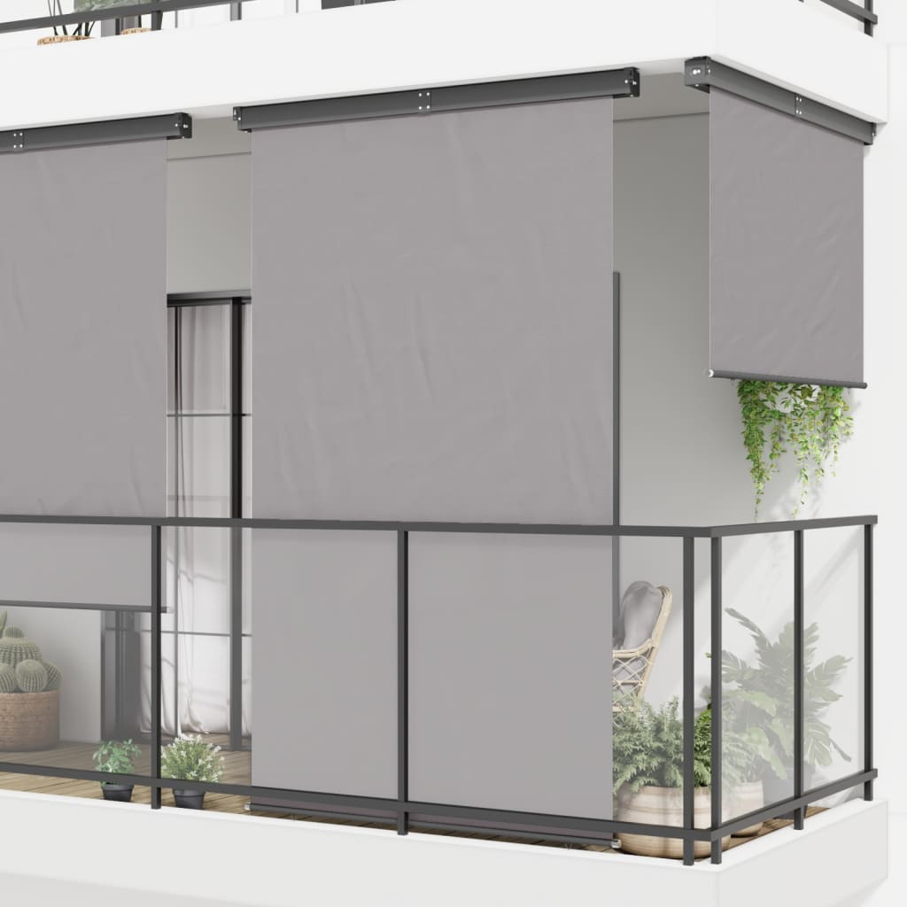 VidaXL Balkonscherm 175x250 cm grijs