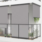 VidaXL Balkonscherm 175x250 cm grijs