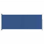 VidaXL Windscherm uittrekbaar 117x300 cm blauw