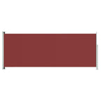 VidaXL Windscherm uittrekbaar 117x300 cm rood