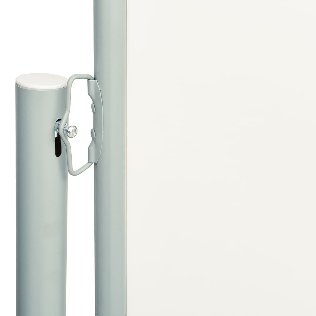 Vidaxl tuinscherm uittrekbaar 117x600 cm crèmekleurig